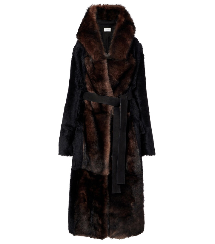 Photo: Altuzarra Geoff shearling wrap coat