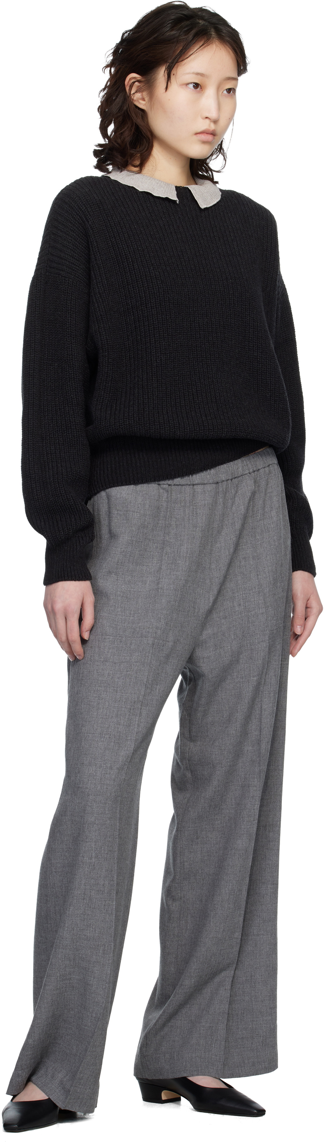 Baserange Black Mea Sweater