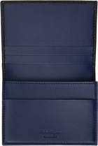 Ferragamo Black Gancini Credit Card Holder