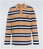 Lanvin - Striped cotton piqué polo shirt