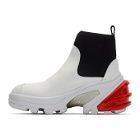 1017 ALYX 9SM White Fixed Sole Mid Boots