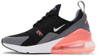 Nike Kids Black Air Max 270 Big Kids Sneakers