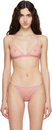 Calvin Klein Collection Pink Ruby Triangle Bralette