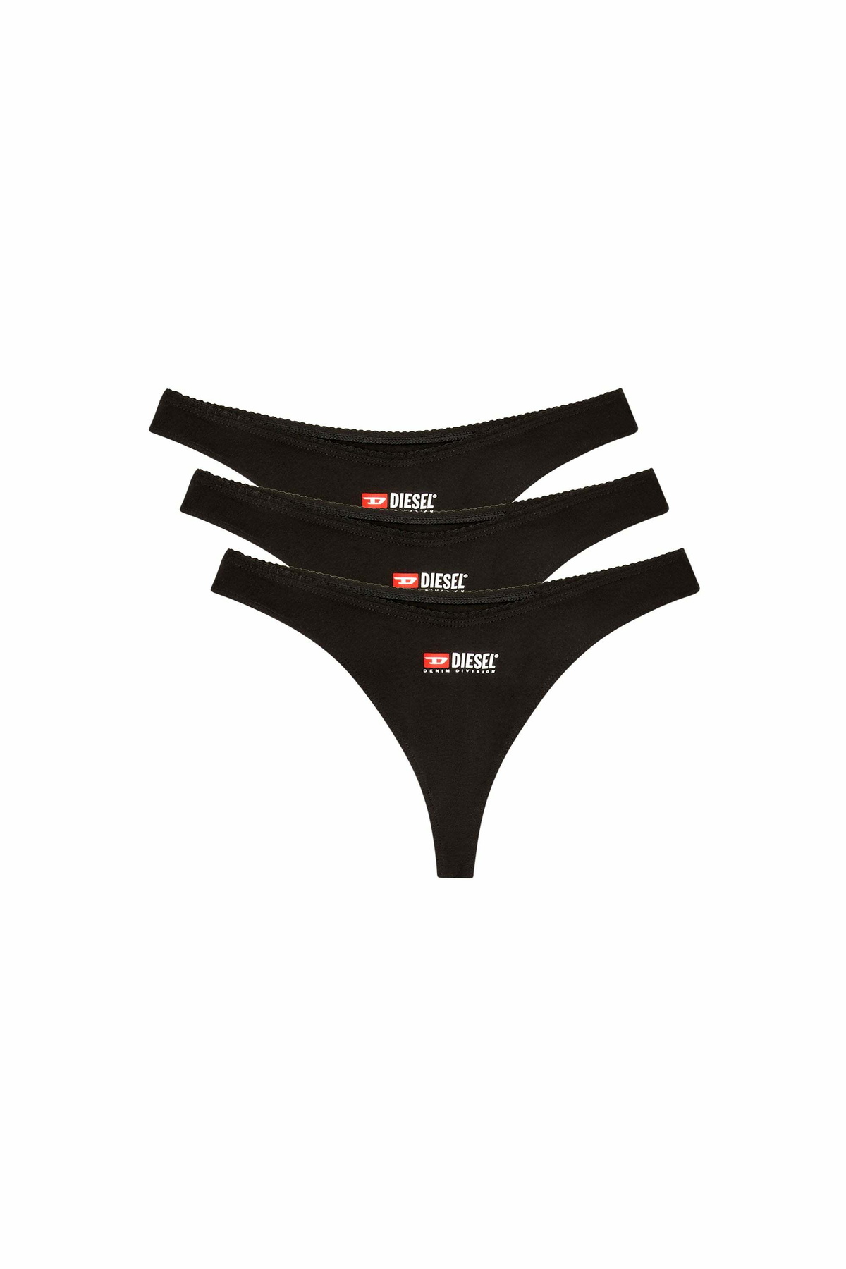 Diesel Three-pack of thongs - Panties Womens in Black