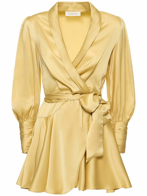 Photo: ZIMMERMANN - Silk Mini Wrap Dress