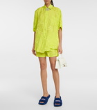 Balenciaga - Logo jacquard pajama shorts