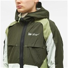 Nike Men's ISPA Jacket in Sequoia/Alligator/Silver