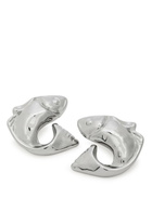 Jacquemus Les Boucles Poisson Fish Drop Earrings - Silver - One Size