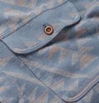 Faherty - Canyon Organic Cotton-Jacquard Overshirt - Blue