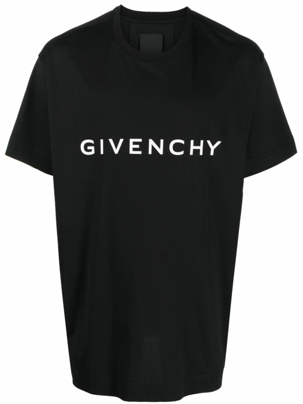 Photo: GIVENCHY - Logo Oversized Cotton Shirt