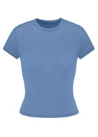 Skims Stretch-jersey T-shirt Navy