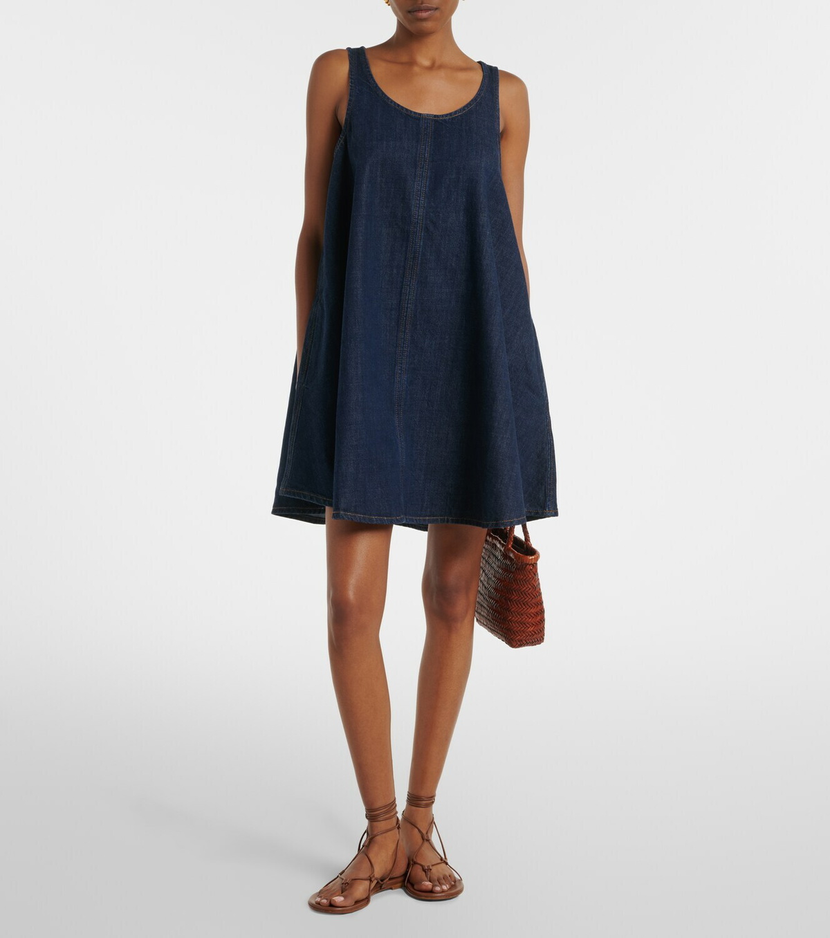 Frame Skipper denim minidress