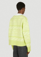 Ari Acid Sweater in Green