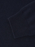 Incotex - Wool and Cashmere-Blend Sweater - Blue