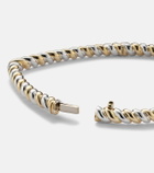 Yvonne Léon Jonc Cœur 9kt gold and white gold bangle