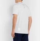 CASTORE - Karlsson Logo-Print Stretch-Mesh T-Shirt - White