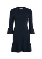Veronica Beard Portia Knit Mini Dress Navy
