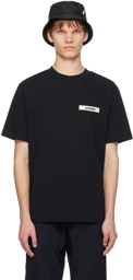 JACQUEMUS Black Les Classiques 'Le t-shirt Gros Grain' T-Shirt