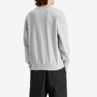 thisisneverthat Men's Cross Stitched Crew Sweatshirt in Grey Heather