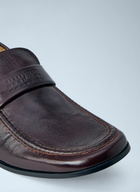 MM6 Maison Margiela Brushed Leather Loafers
