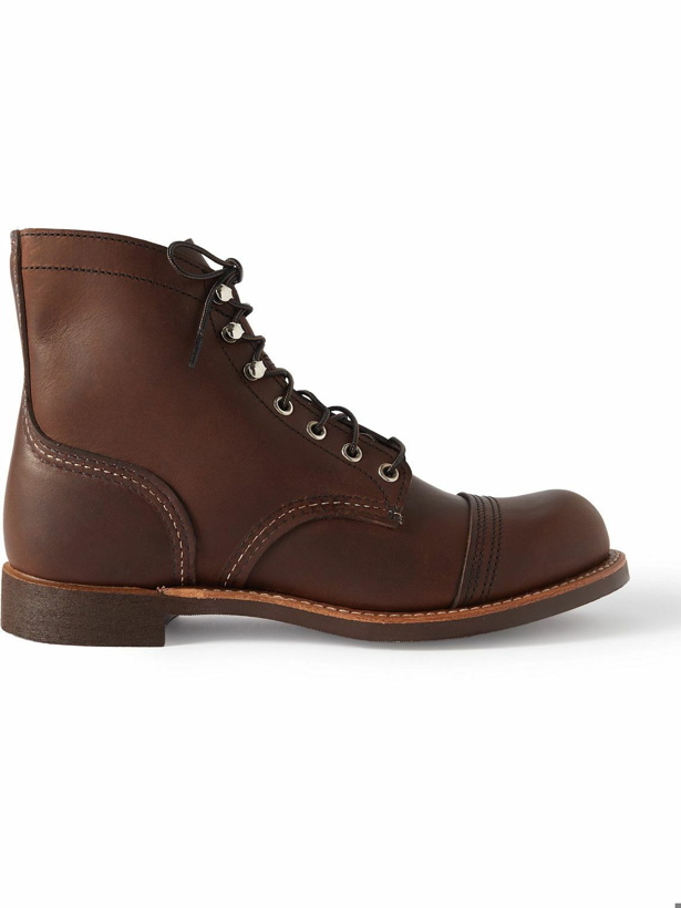 Photo: Red Wing Shoes - 8085 Iron Ranger Leather Boots - Brown