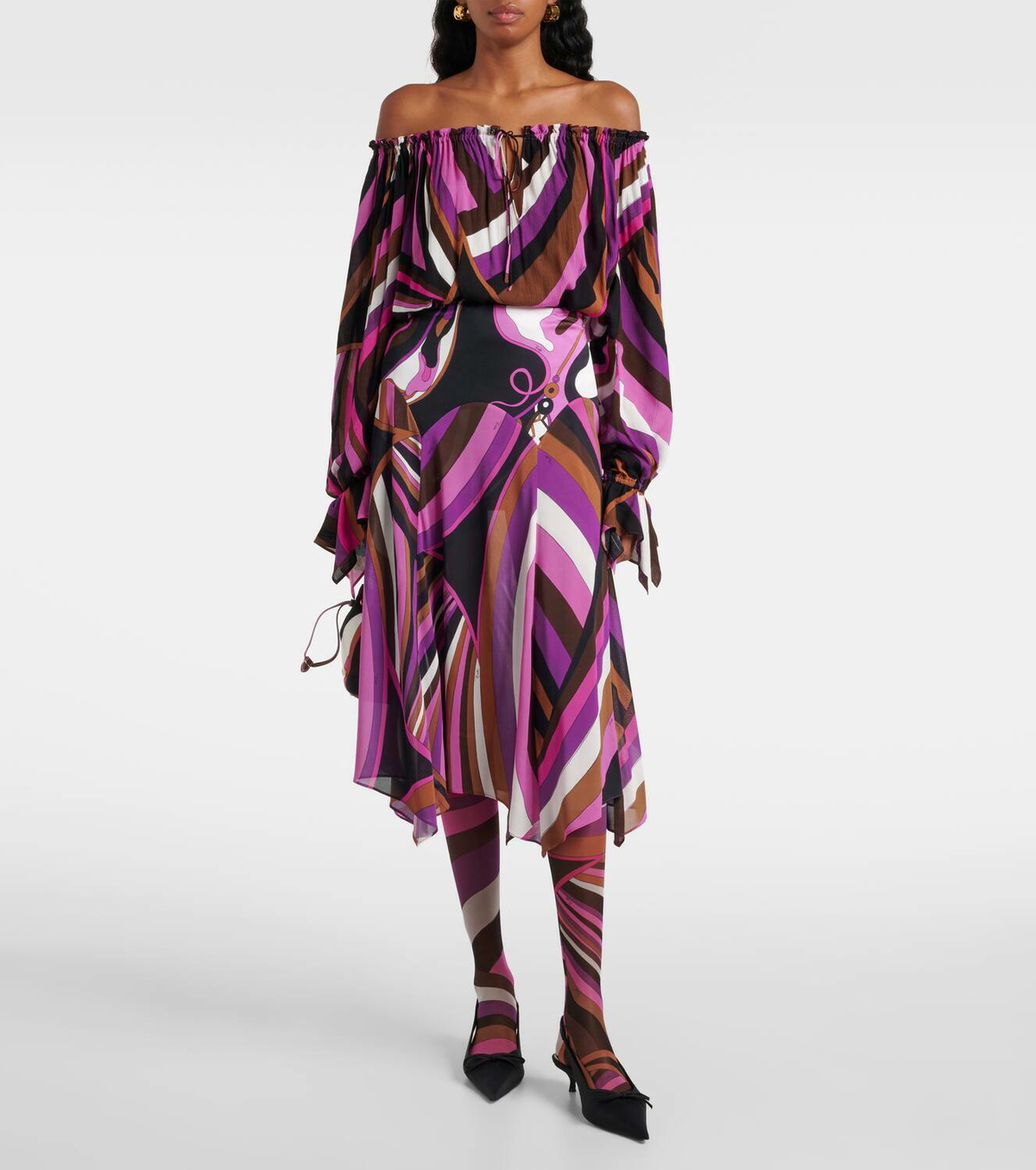 Pucci Iride printed tights