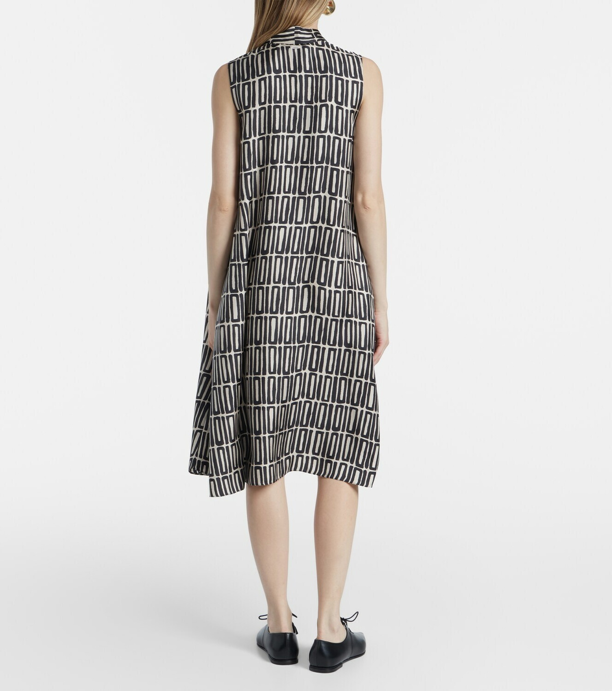 'S Max Mara Jackie silk twill midi dress