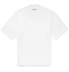 Acne Studios - Eagan Cotton-Jersey Mock-Neck T-Shirt - White