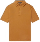 Thom Sweeney - Garment-Dyed Cotton-Pique Polo Shirt - Yellow