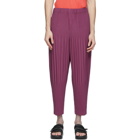 Homme Plisse Issey Miyake Purple MC July Trousers