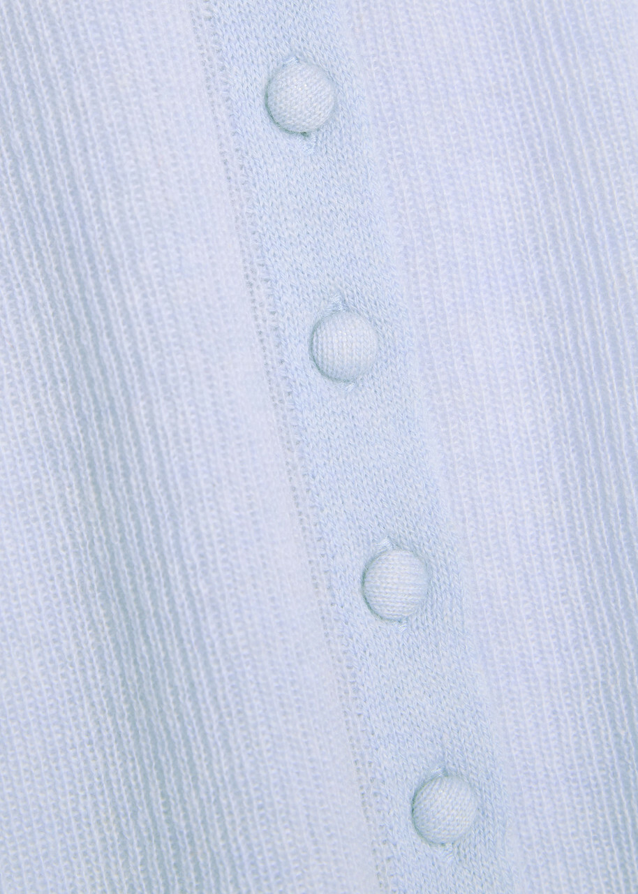 Citizens OF Humanity Tabitha Wool and Cashmere-blend Cardigan Light Blue