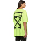 Off-White Green Spray Paint T-Shirt