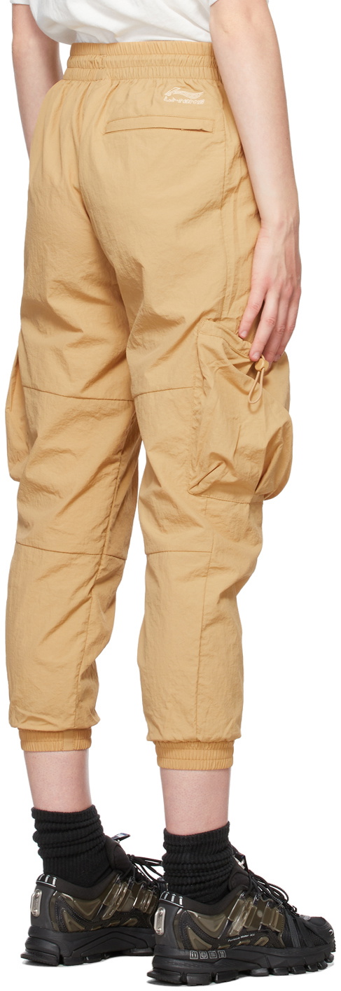 Li-Ning Beige Cargo Trousers