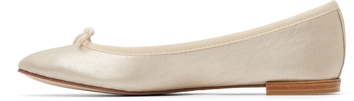 Repetto Gold Cendrillon Ballerina Flats