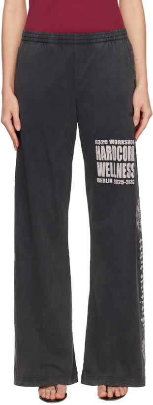 Photo: 032c Gray Hardcore Wellness Lounge Pants