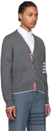 Thom Browne Gray Hector Cardigan