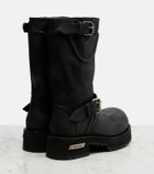 Balenciaga Venom leather combat boots