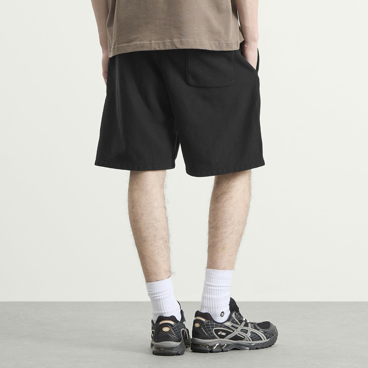 Champion Men's Reverse Weave Sweat Shorts in Black Champion