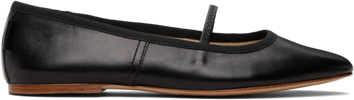 A.P.C. Black Swan Ballerina Flats