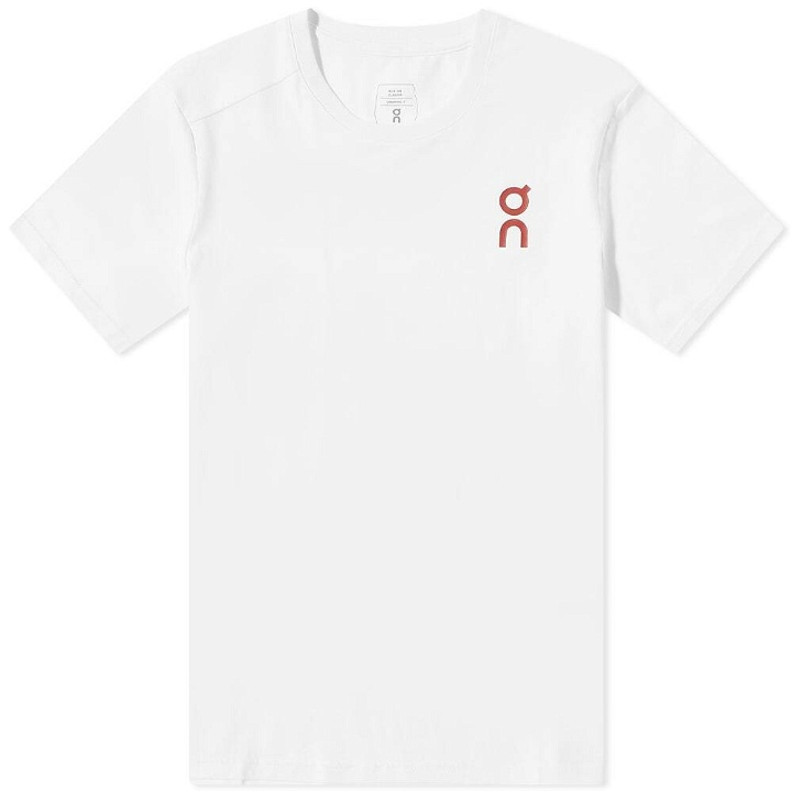 Photo: ON Men's Running Graphic T-Shirt in White/Vine