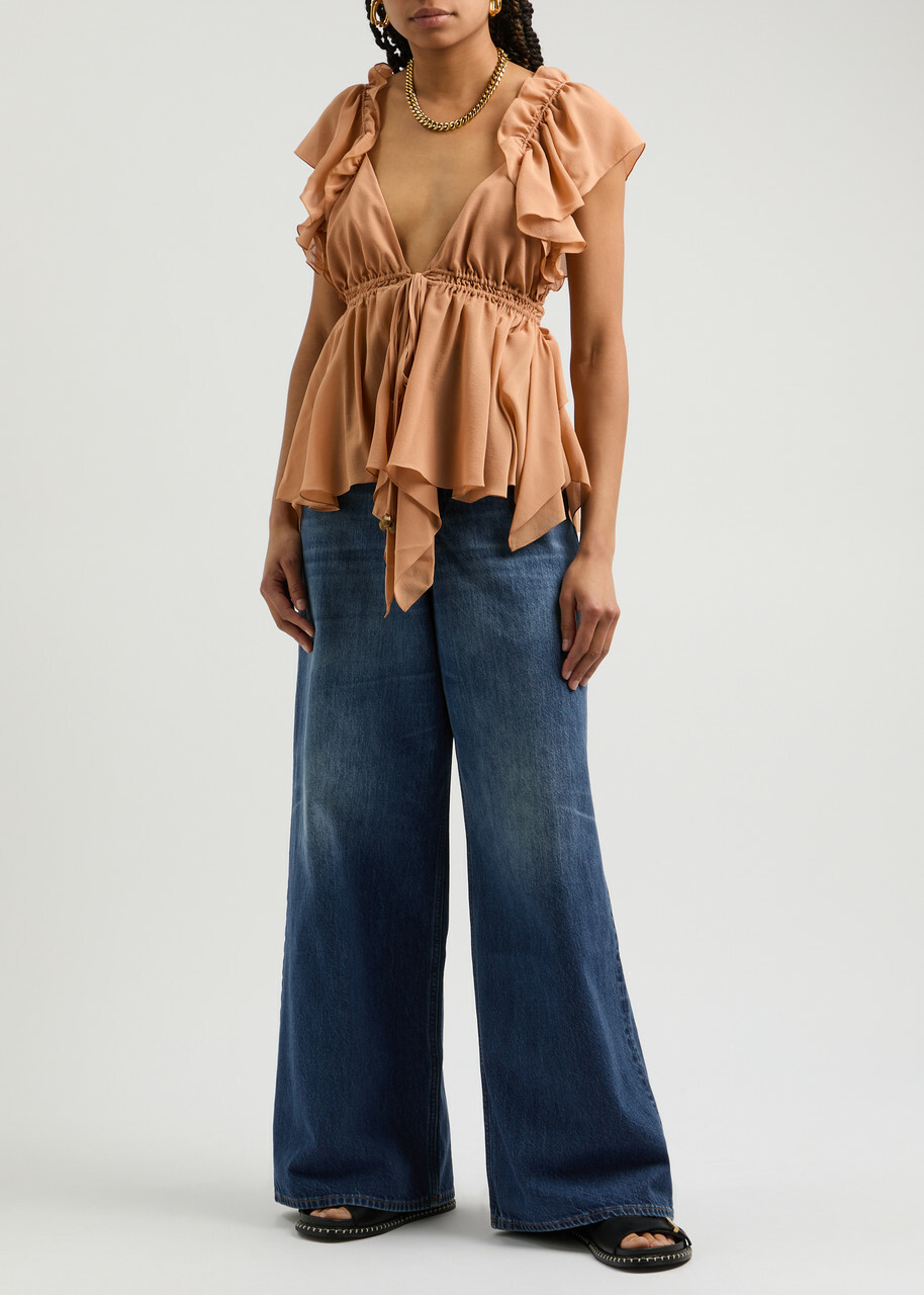 Chloe Wide-leg Jeans Denim