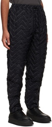 Song for the Mute Black Quilted Trousers