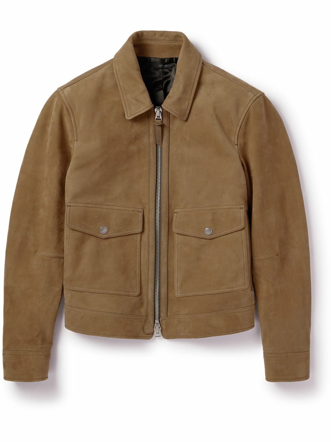 TOM FORD - Nubuck Jacket - Brown TOM FORD