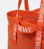 Loewe Logo leather shopper