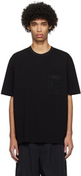 Solid Homme Black Pocket T-Shirt