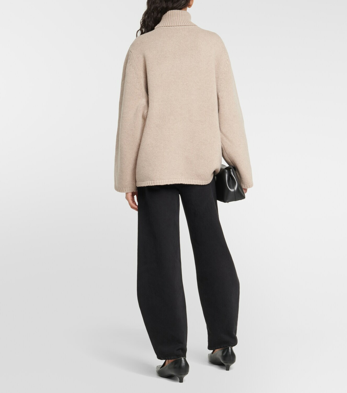 Toteme Wool and cashmere turtleneck sweater