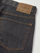 Canali - Straight-Leg Stretch-Denim Jeans - Blue
