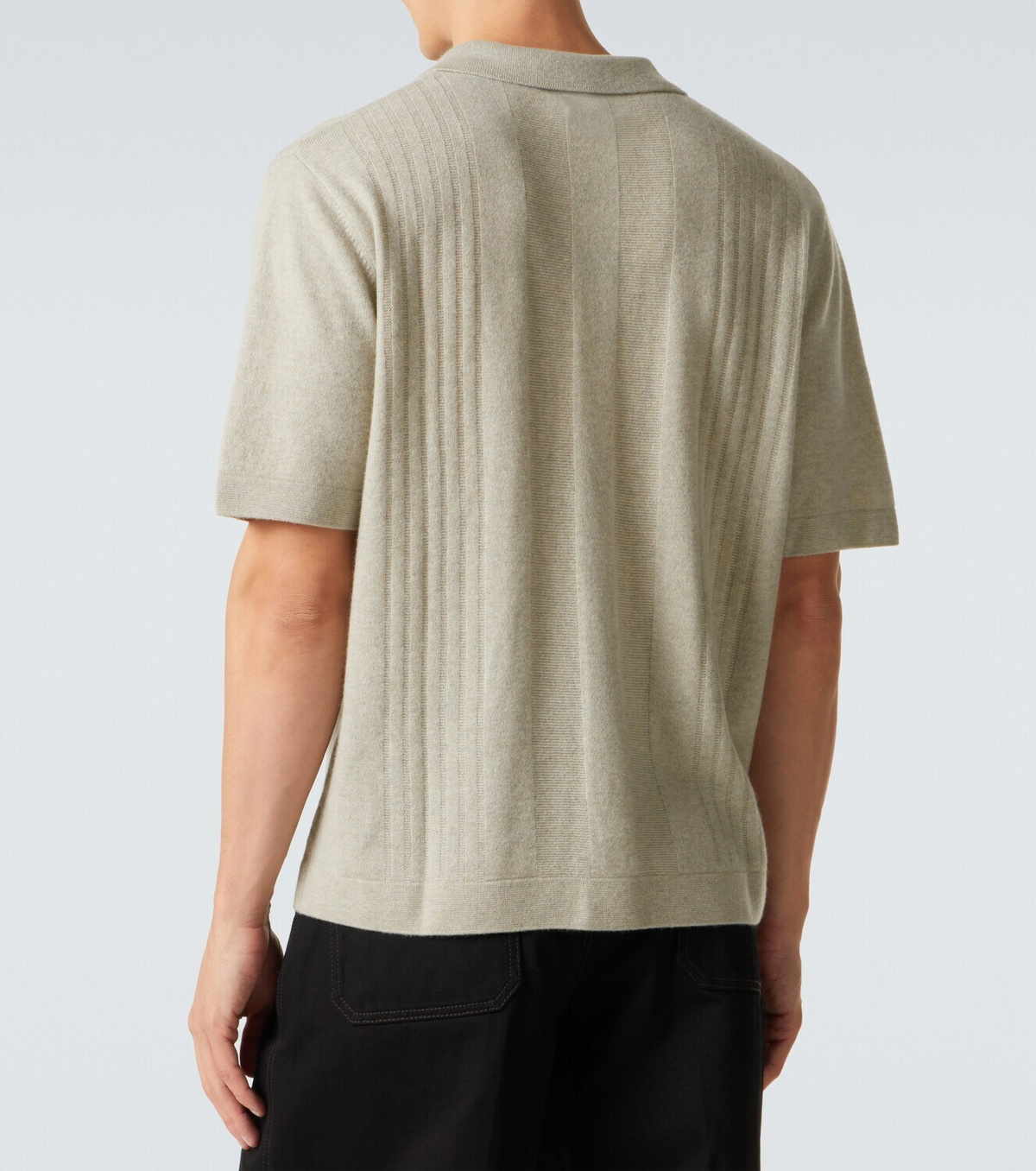 Le Kasha Gerone knitted cashmere polo shirt
