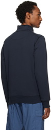 Stone Island Navy Half-Zip Sweater