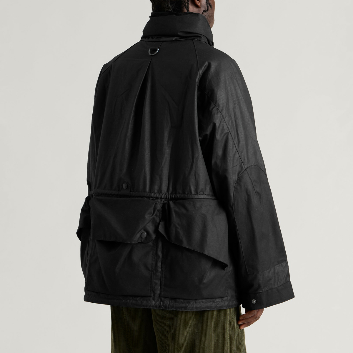 Barbour Men's x Norbit Ripstop Wax Jacket in Black